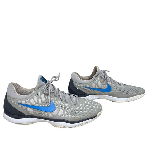 Nike Other - Nike Zoom Cage 3 "Rafa Nadal" Gray/blue Preowned Men's Sneakers Size 15